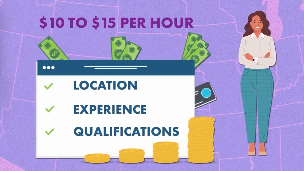 work in a daycare or as a nanny